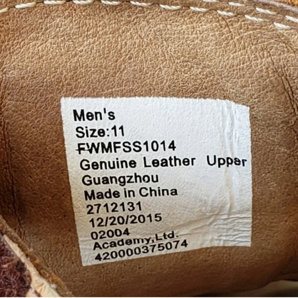 Magellan Outdoors Brown Leather Fisherman Sandals Men’s 11 Excellent Condition